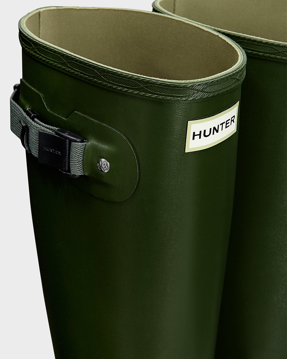 Hunter Hombre Norris Field - Botas de Lluvia Verde - 152-KAJOIQ